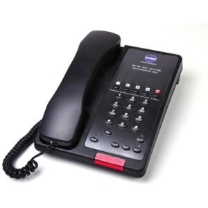 HOTEL PHONE, HTP SERIES, W/SPEAKER, NO MEMO, BLACK