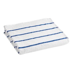 Oxford 30" x 64" Blue Stripes Cotton / Polyester Pool Towel 13 lb