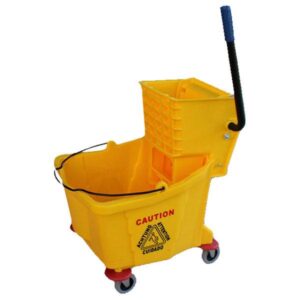 36L MOP BUCKET WITH WRINGER, 19.6''X15.8''X24''